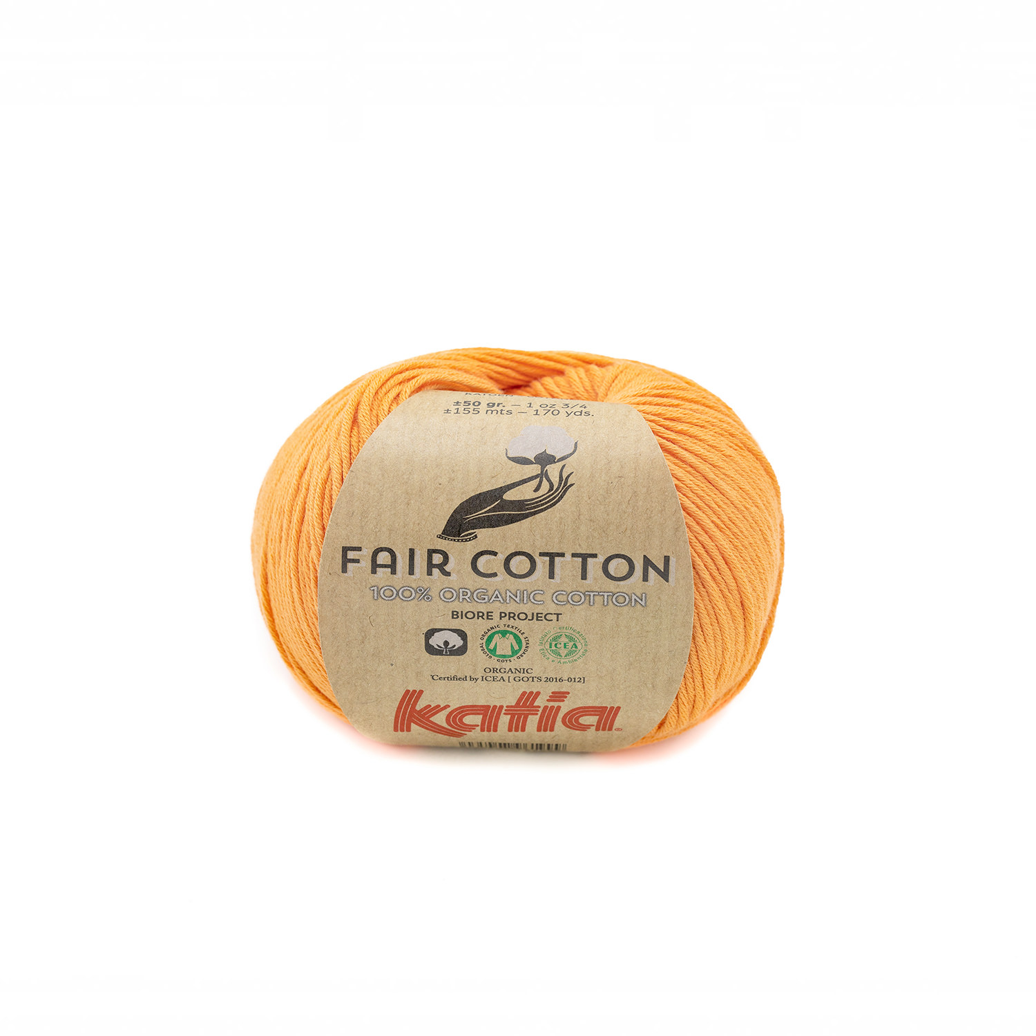 Fair Cotton 43  Pastel oranje